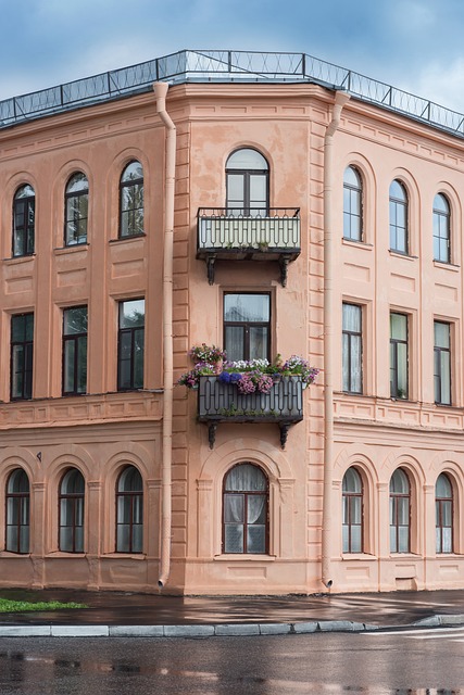 Gebäude, Balkon, Fassade, Architektur