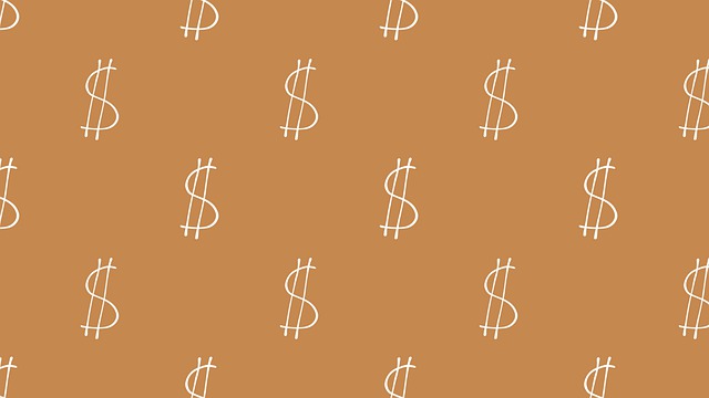 Free dollar pattern background illustration