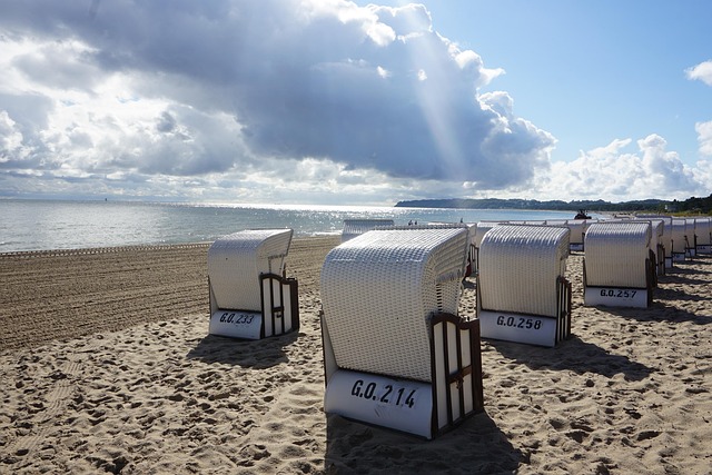 Østersøen, Lænestol, Strand, Ocean, Hav