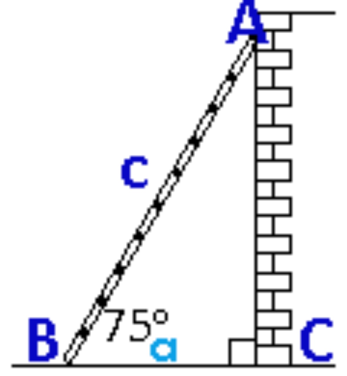 Download Trigonometry, Ladder, Labeled. RoyaltyFree Vector Graphic