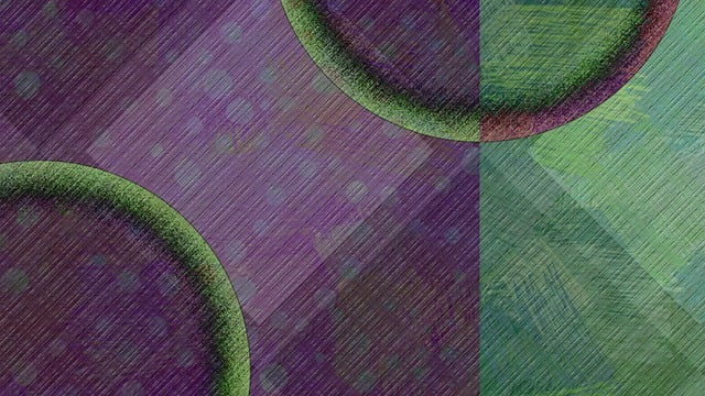 Free circle semicircle bubble illustration