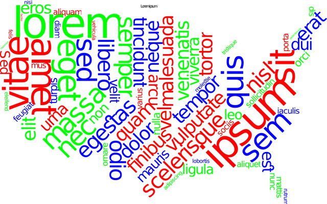 Free business words word cloud vector