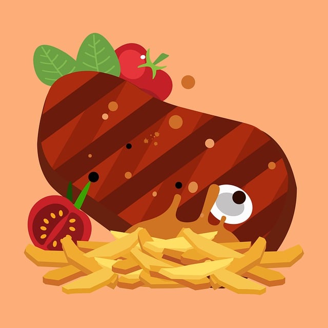 Download free HD stock image of Beef Steak Free beef steak food illustration