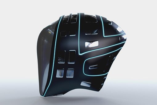 Máscara, Casco, Futurista, Artilugio
