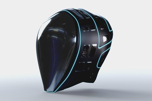 Máscara, Casco, Futurista, Artilugio