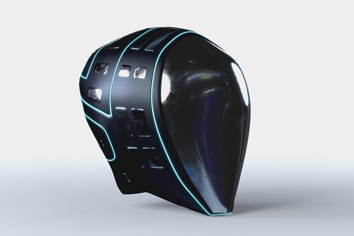 Máscara, Casco, Futurista, Artilugio