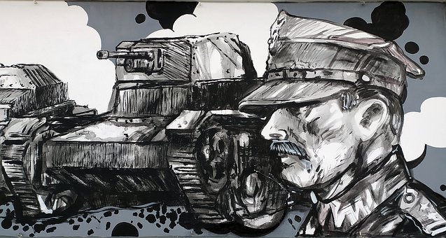 Free Battle Tank Soldier illustration and picture