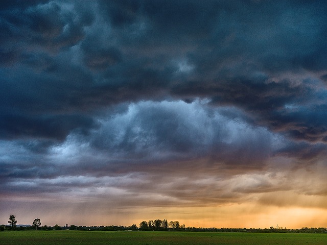 Free Rain Sunset photo and picture