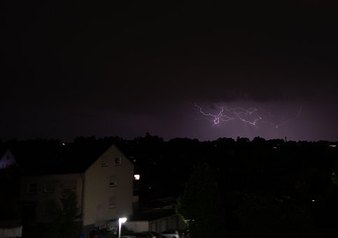 Free Thunderstorm Lightning photo and picture