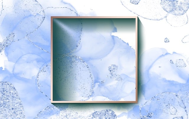 Free frame border flower illustration