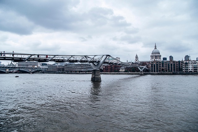 Free Millennium Bridge River photo and picture