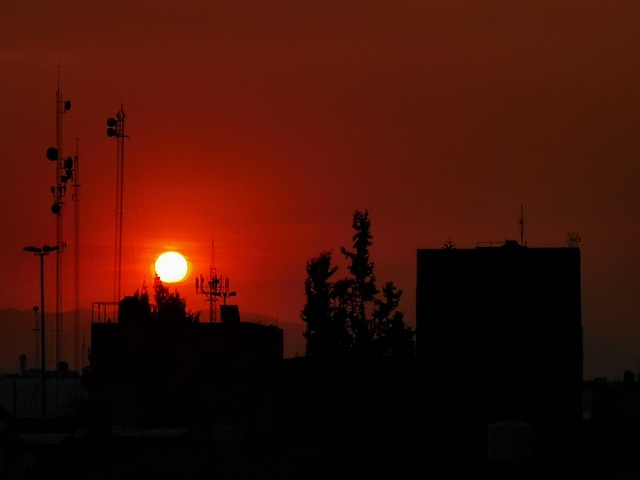 Atardecer, Sol, Ocaso, Rojo, Cielo
