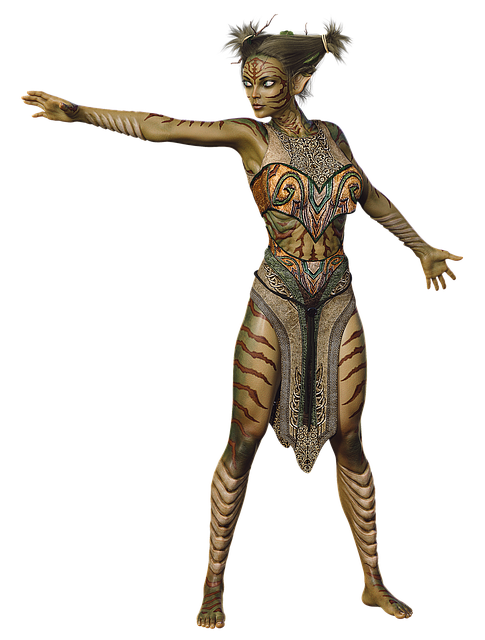 Download free HD stock image of Woman Elf Free woman elf fairy illustration