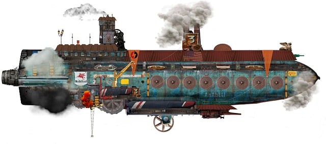 Vzducholoď, Zeppelin, Steampunk