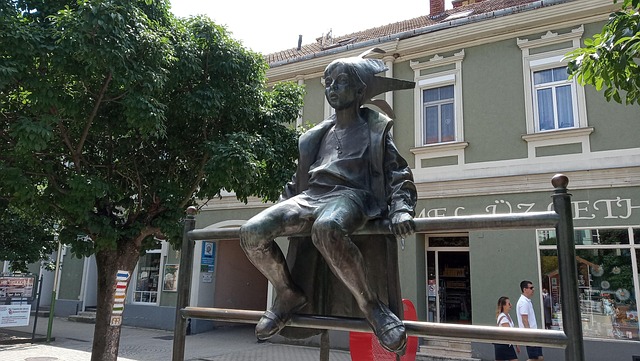 Tapolca, Ungarn, Lille Prinsesse, Statue