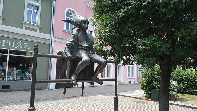 Tapolca, Ungarn, Lille Prinsesse, Statue