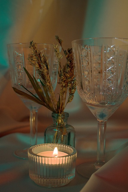 Free Glasses Candle photo and picture