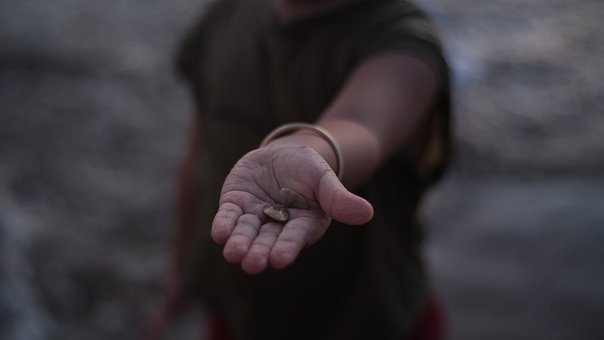 Schelp, Hand, Kind, Zeeschelp
