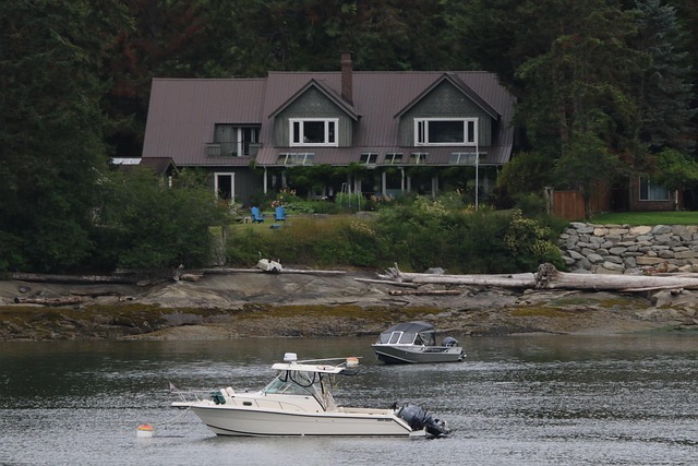 Havnefronten, Hus, Både, Kyst, Ejendom