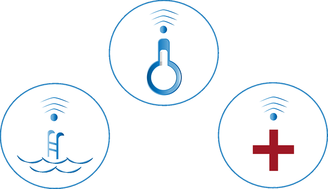 Free smart home intelligent home temperature vector