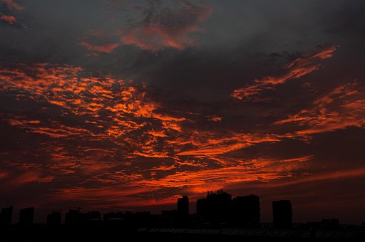 Free Sunset Clouds photo and picture
