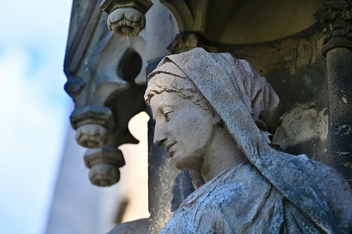 Skulptur, Statue, Engel, Kirke, Religion