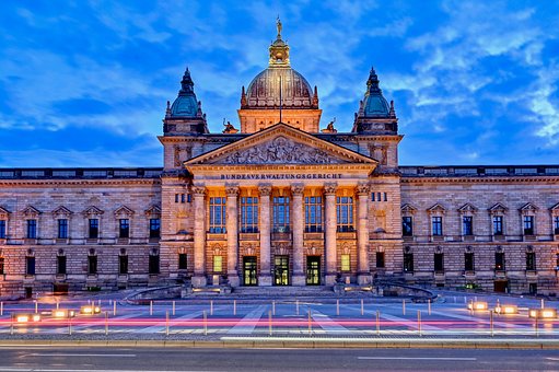 Leipzig, Bygning, Sachsen, Tyskland