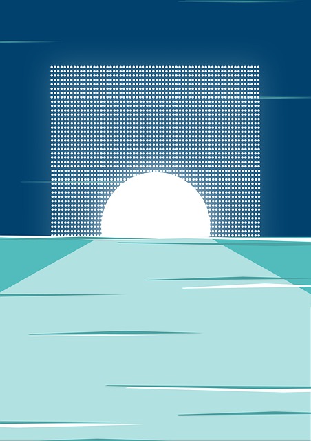 Free Ocean Sunset illustration and picture