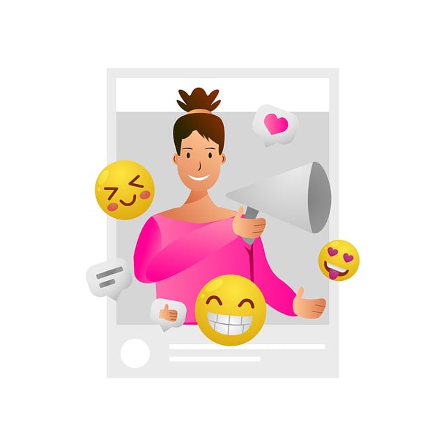 Free woman influence business illustration