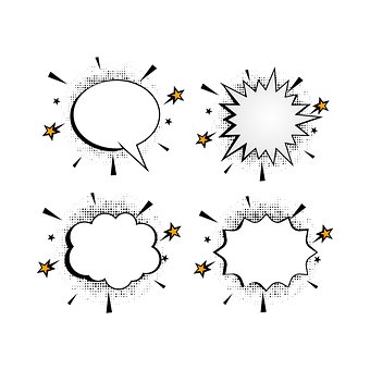 Free Speech Balloons Chat illustration and picture