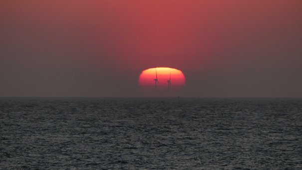 Free Sunset Sea photo and picture