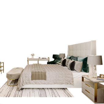 Free Bedroom Bed illustration and picture