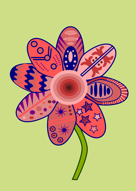 Free Flower Ornament vector and picture