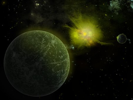 O Espaço De Fundo, Espaço, Planetas