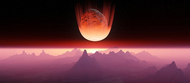 Free meteor meteorite apocalypse illustration