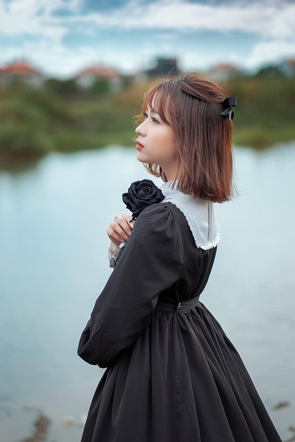 Frau, Modell, Mode, Kleid, Stil