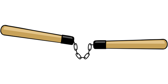 Free Nunchaku Weapon vector and picture