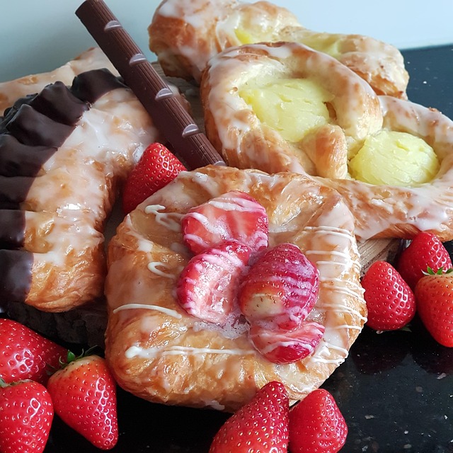 Free Danish Pastry Sweet Particles photo and picture