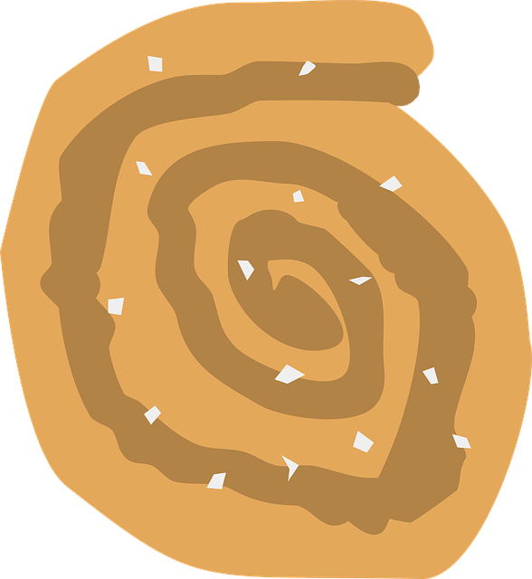Kanelsnegl, Kanel, Rulle, Sukker