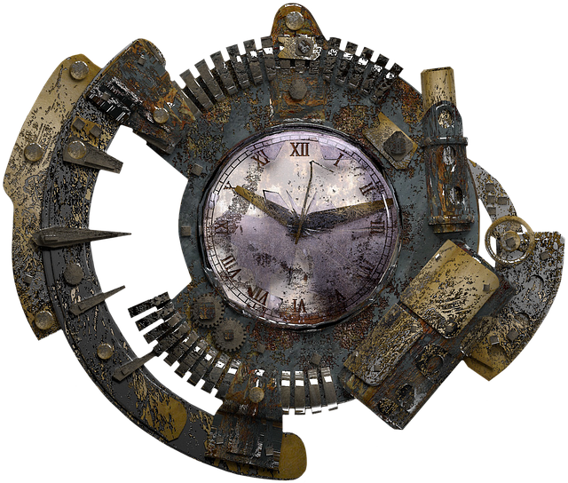 Free clock gears rusty illustration