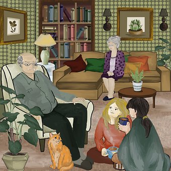 Plaudern, Familie, Sprechen, Gruppe