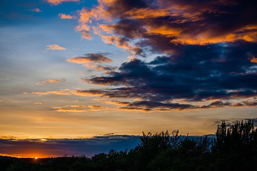 Free Sunset Clouds photo and picture