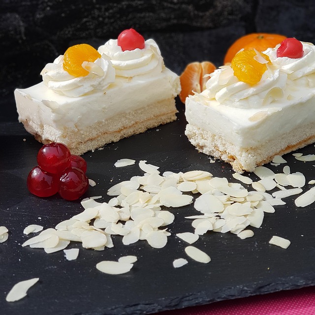 Free Cream Cuts Cream Cake photo and picture