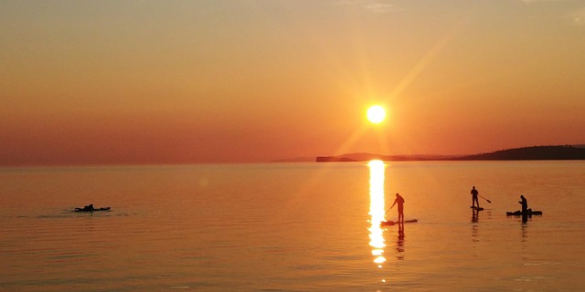 Sonnenuntergang, Meer, Sonne, Himmel