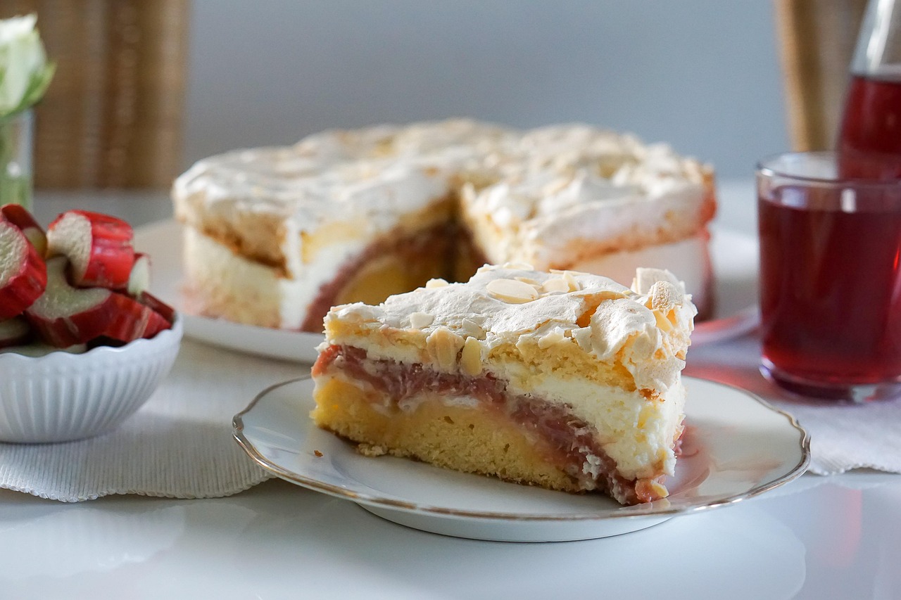 fatia de torta de limão siciliano