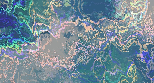Free sea waves abstract illustration