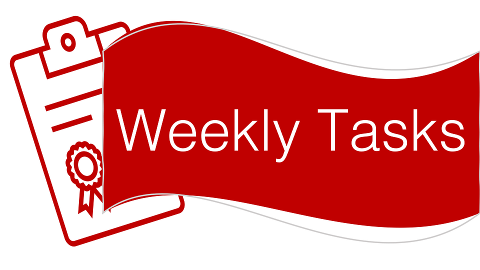 Download weekly task tasks weekly royalty free stock illustration