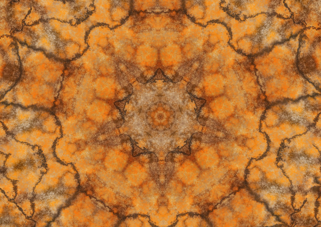 Free rosette mandala ornament illustration