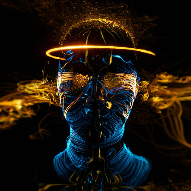 Free futuristic abstract design illustration