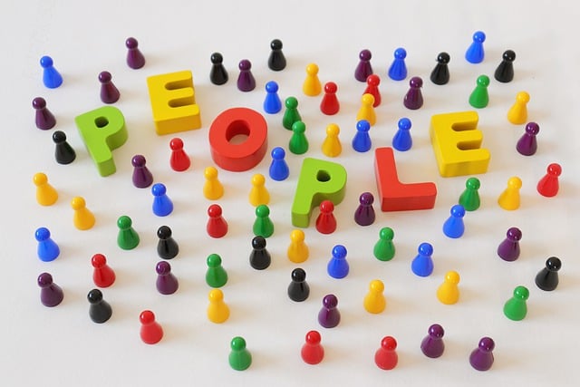Free people letters game pieces illustration